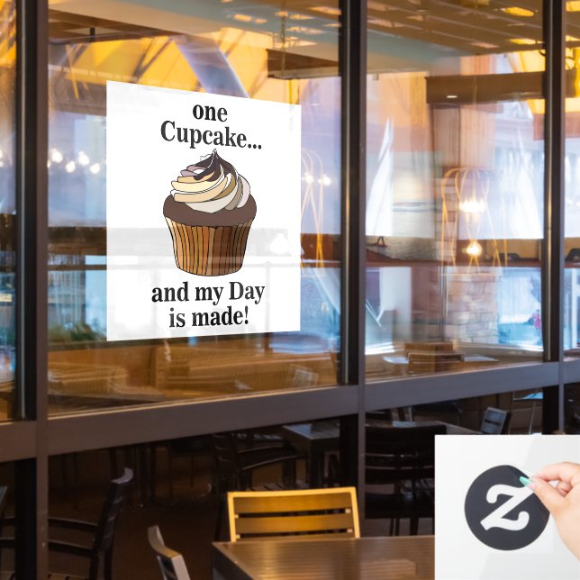 Cupcake And My Day is Made Cupcake Restaurant (Restaurant Window)