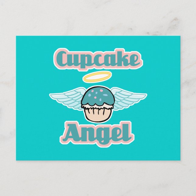 cupcake angel postcard (Front)