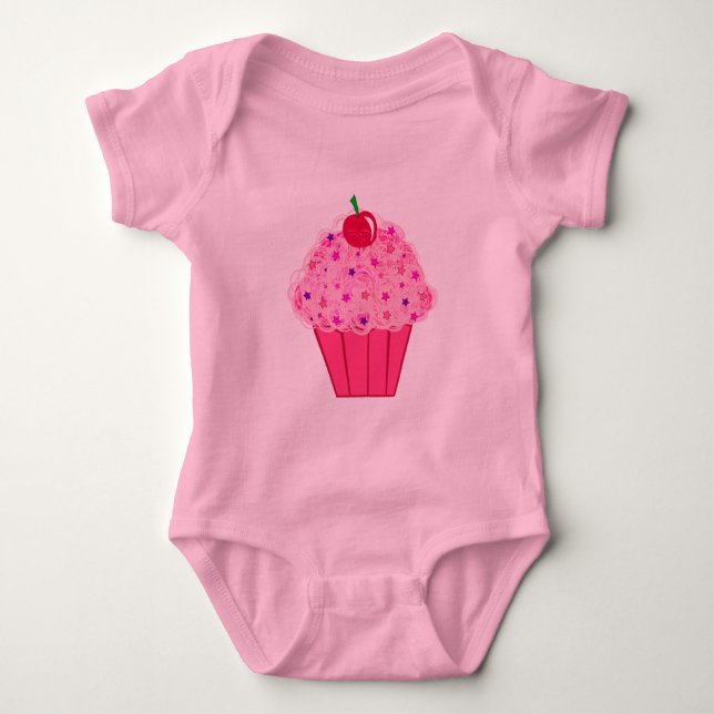 Cupcake Baby Bodysuit (Front)