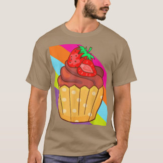 Cupcake Bake Bakery Baker Cake Food Delicious Swee T-Shirt