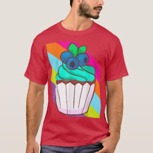 Cupcake Bake Bakery Baker Cake Food Delicious Swee T-Shirt