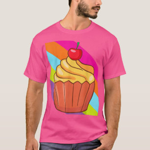 Cupcake Bake Bakery Baker Cake Food Delicious Swee T-Shirt