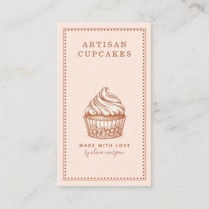Cupcake Baker Bakery Pastry Chef Business Card