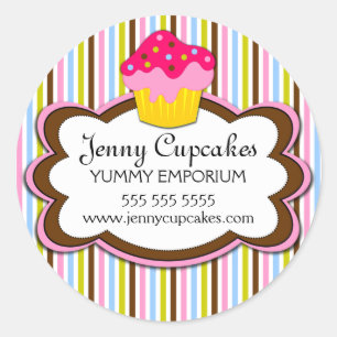 Cupcake Bakery Box Seals