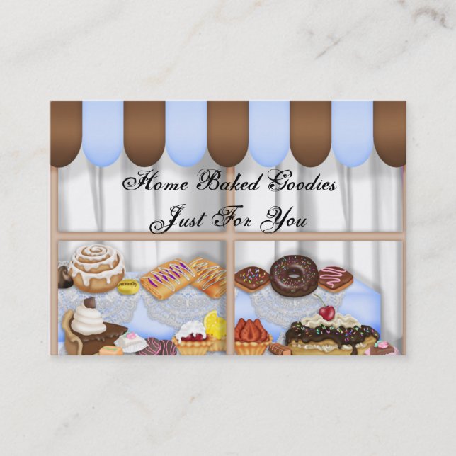 Cupcake Bakery  Business Card (Front)