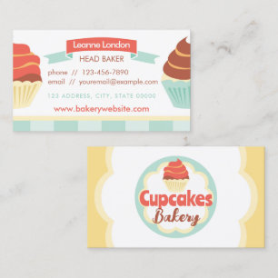 Cupcake Bakery Business Card