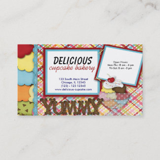 Cupcake Bakery Business Card