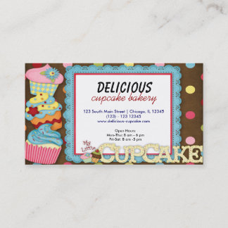 Cupcake Bakery Business Card