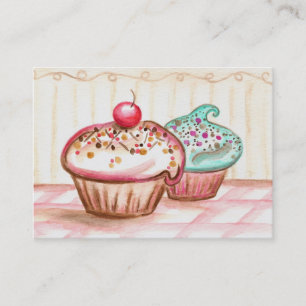 Cupcake Bakery Business Cards