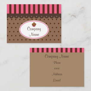 Cupcake Bakery Business Cards