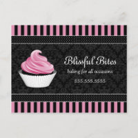 Cupcake Bakery Business Promotional Postcard