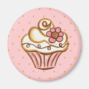 Cupcake Bakery Kitchen Magnet Gift