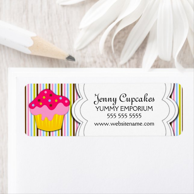 Cupcake Bakery Labels (Insitu)