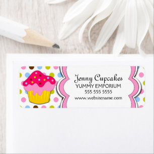 Cupcake Bakery Labels