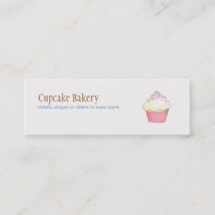 Cupcake Bakery MIni Business Card