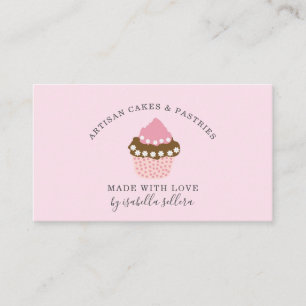 Cupcake Bakery Pastry Chef  Business Card