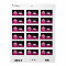 Cupcake bakery price label tiger rose pink black