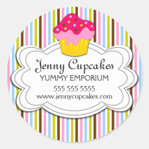 Cupcake Bakery Stickers