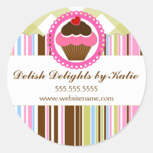 Cupcake Bakery Stickers