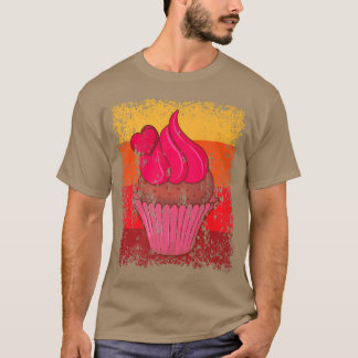 Cupcake Baking Baker Bakery Cake Vintage Retro  12 T-Shirt