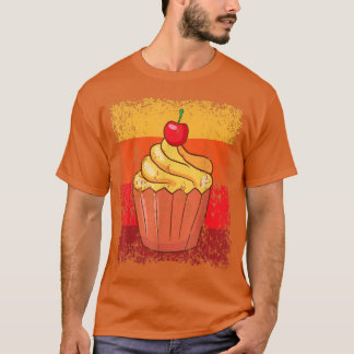 Cupcake Baking Baker Bakery Cake Vintage Retro 131 T-Shirt