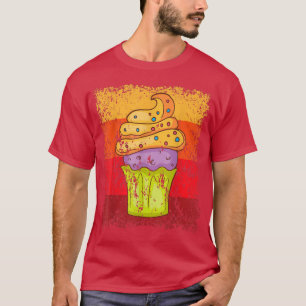 Cupcake Baking Baker Bakery Cake Vintage Retro 133 T-Shirt