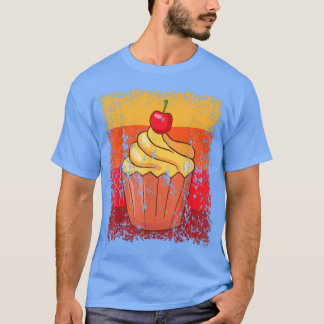 Cupcake Baking Baker Bakery Cake Vintage Retro  13 T-Shirt