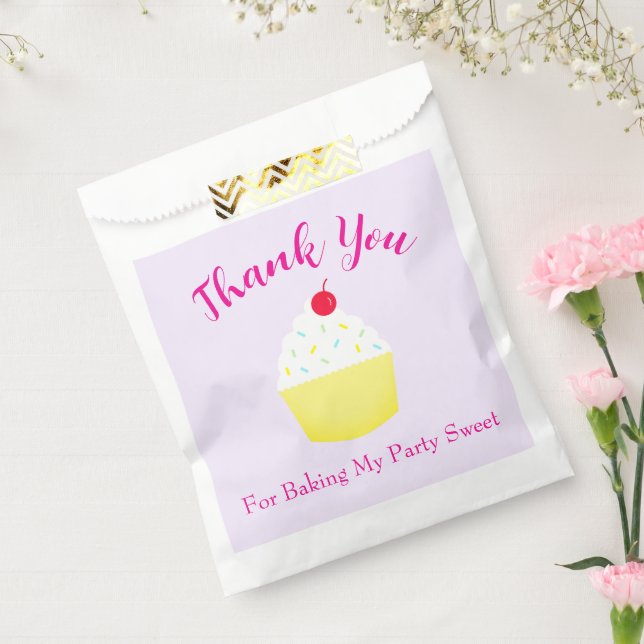 Cupcake Baking Birthday Favour Bags (Sealed)