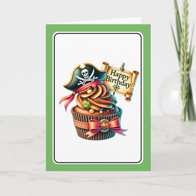 Cupcake Birthday Card (Front)
