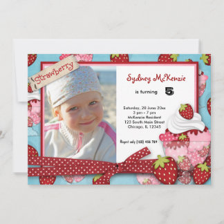 Cupcake Birthday Invitation