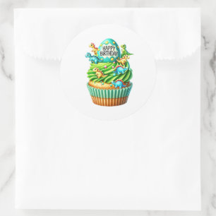 Cupcake Birthday Stickers