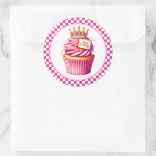 Cupcake Birthday Stickers