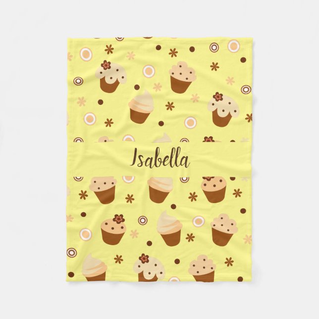 Cupcake Blanket For Babies, Kids And Adults (Front)