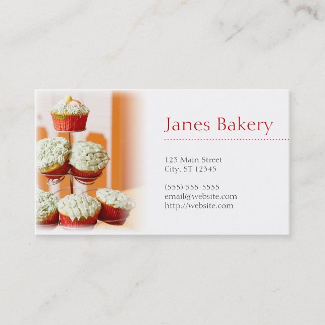 Cupcake Business Card (Front)
