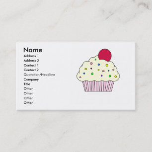 Cupcake Business Card