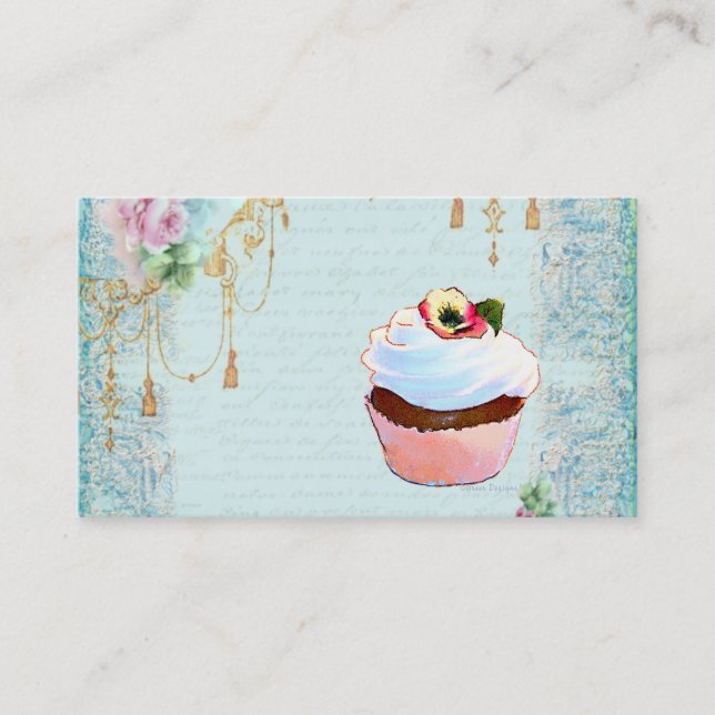 Cupcake Business Cards (Front)