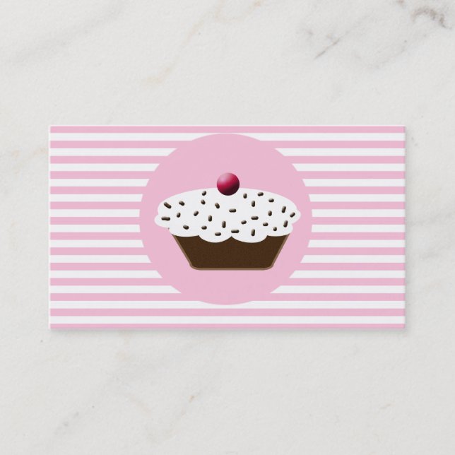 cupcake business Cards (Front)