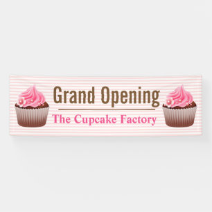 Cupcake Business Custom Banner