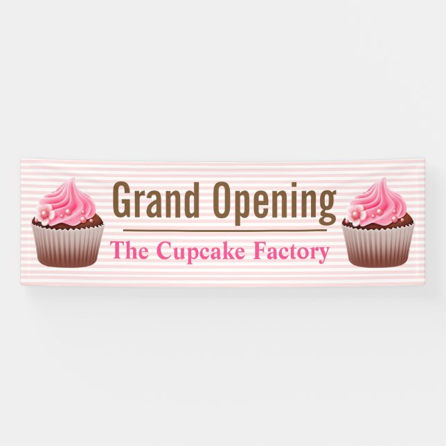 Cupcake Business Custom Banner (Horizontal)