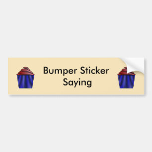 Cupcake by Kenneth Yoncich Bumper Sticker