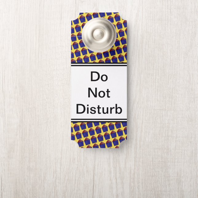 Cupcake by Kenneth Yoncich Door Hanger (On Knob)