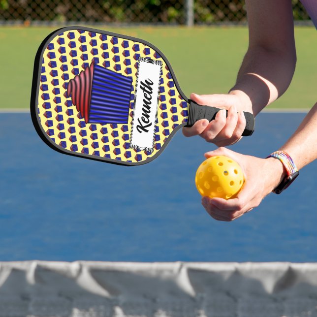 Cupcake by Kenneth Yoncich Pickleball Paddle (Insitu)