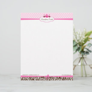 Cupcake Cake Pops Bakery Custom Letterhead