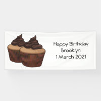 Cupcake cartoon illustration