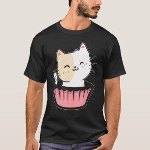 Cupcake Cat Kitty Lover Feline Meow Pet Owner Kitt T-Shirt