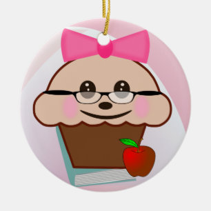 Cupcake Ceramic Tree Decoration