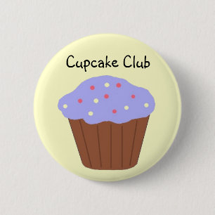 Cupcake Club 6 Cm Round Badge