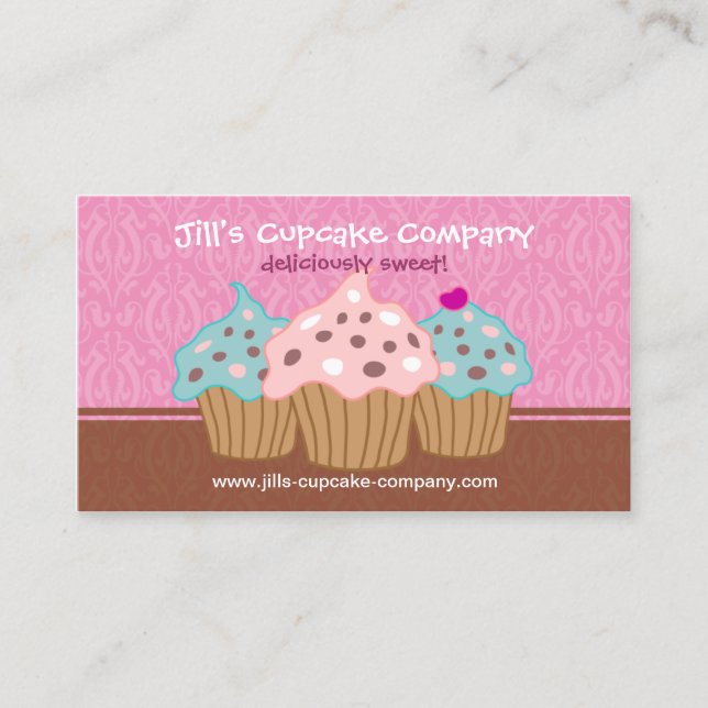Cupcake Company Business Card (Front)