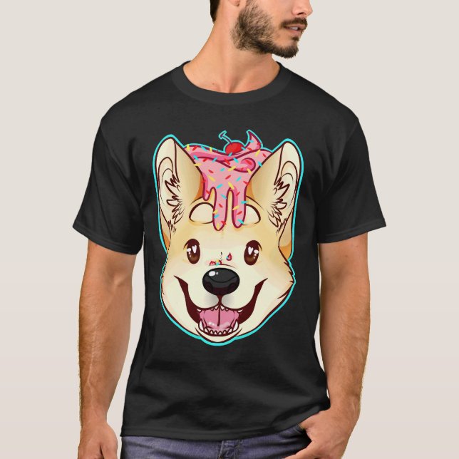Cupcake Corgi T-Shirt (Front)