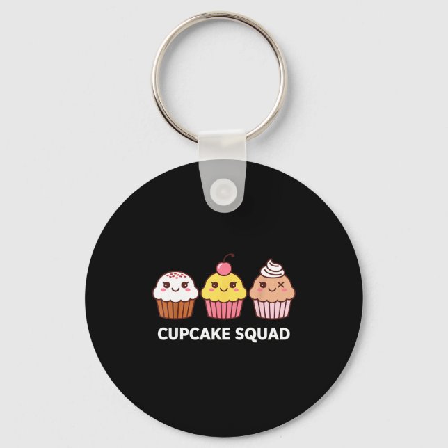 Cupcake Costume For Men Women Girl Baking Cupcake  Key Ring (Front)